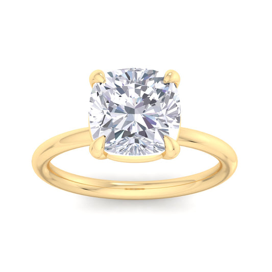 Bague Liberty en diamant coussin 4 carats