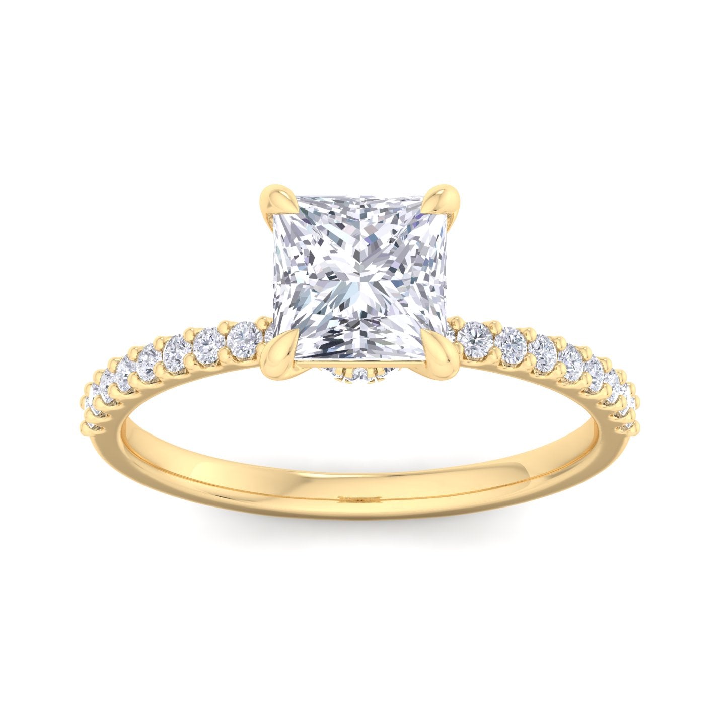 paradise princess diamond ring