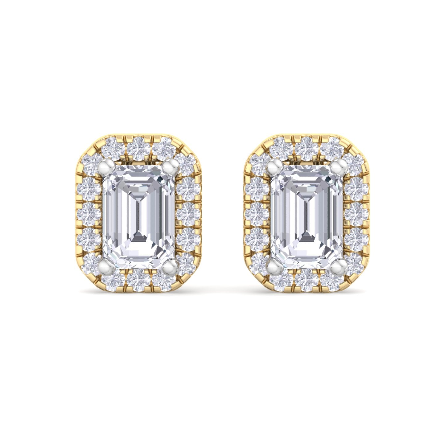detachable emerald solitaire earrings