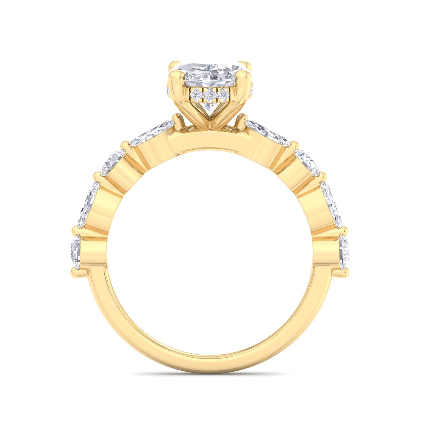 florence plus oval diamond ring