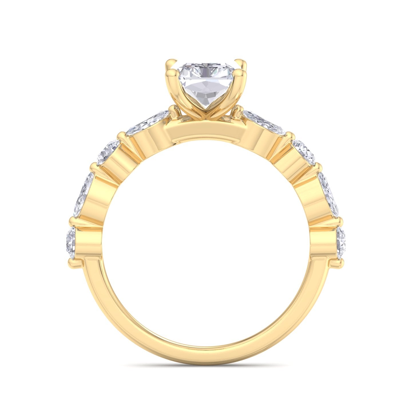 florence radiant diamond ring