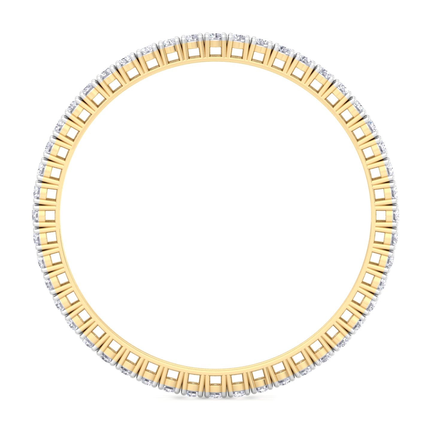 25 pointer round cut lab grown diamond bangle