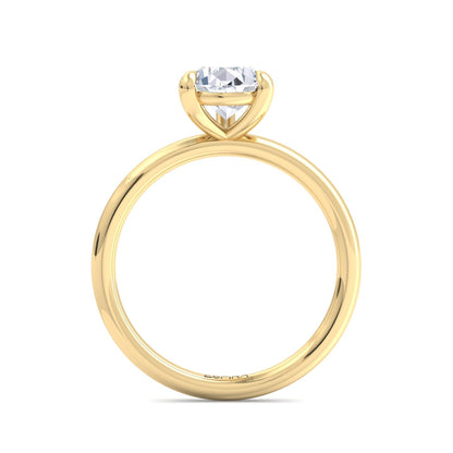 Bague Liberty en diamant poire de 2 carats