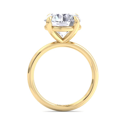 Bague Liberty en diamant rond de 4 carats