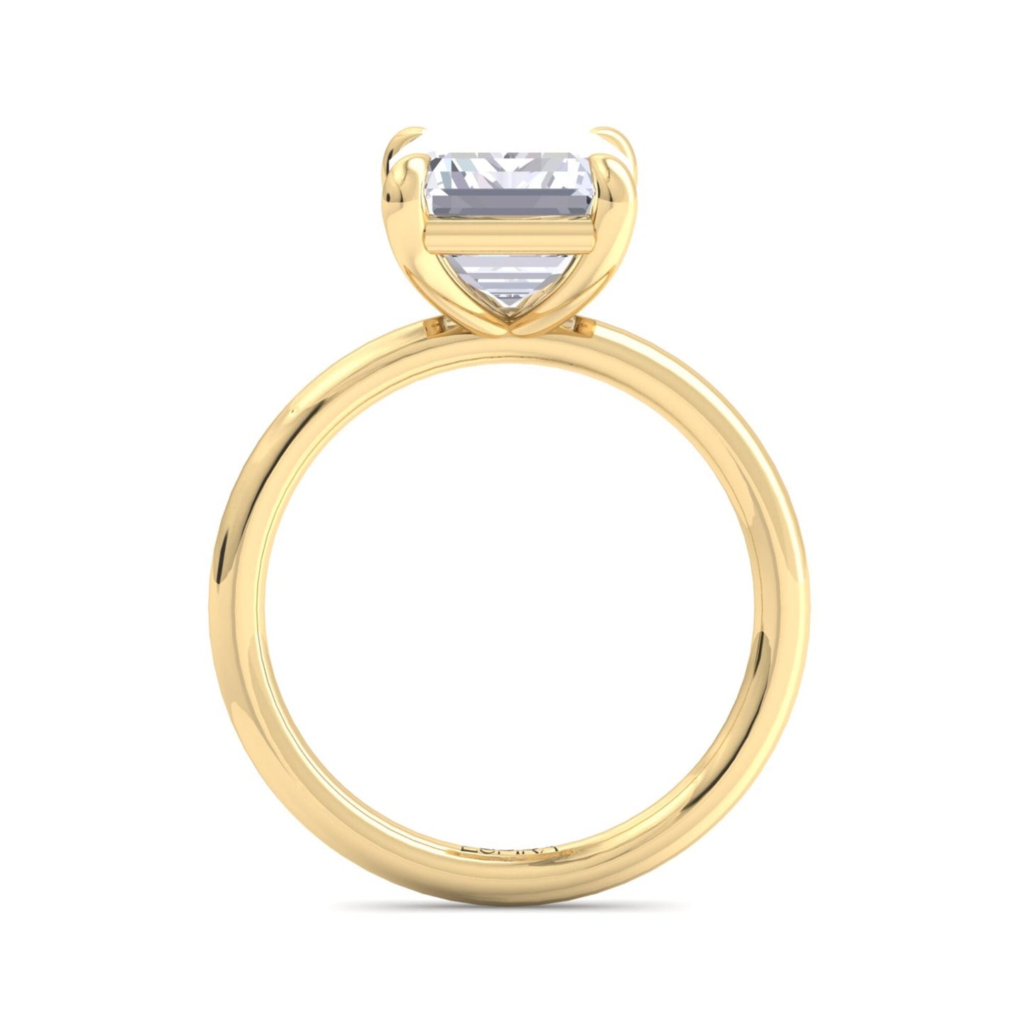 bague liberty avec diamant émeraude 4 carats