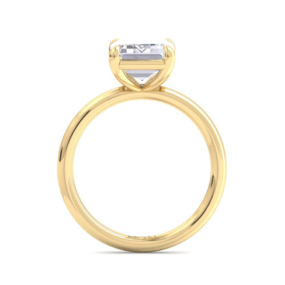 Bague Liberty avec diamant émeraude 3 carats