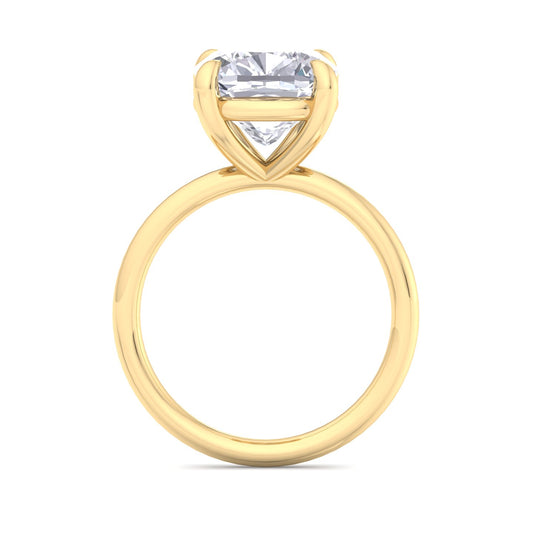 Bague Liberty en diamant coussin 4 carats