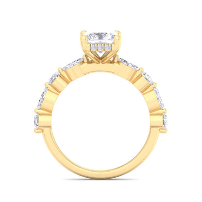 Florence Plus Radiant Diamond Ring