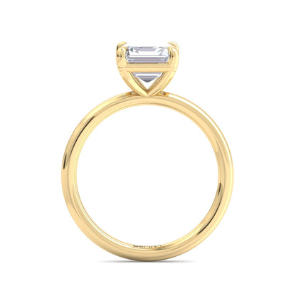 Bague Liberty avec diamant Asscher de 2 carats