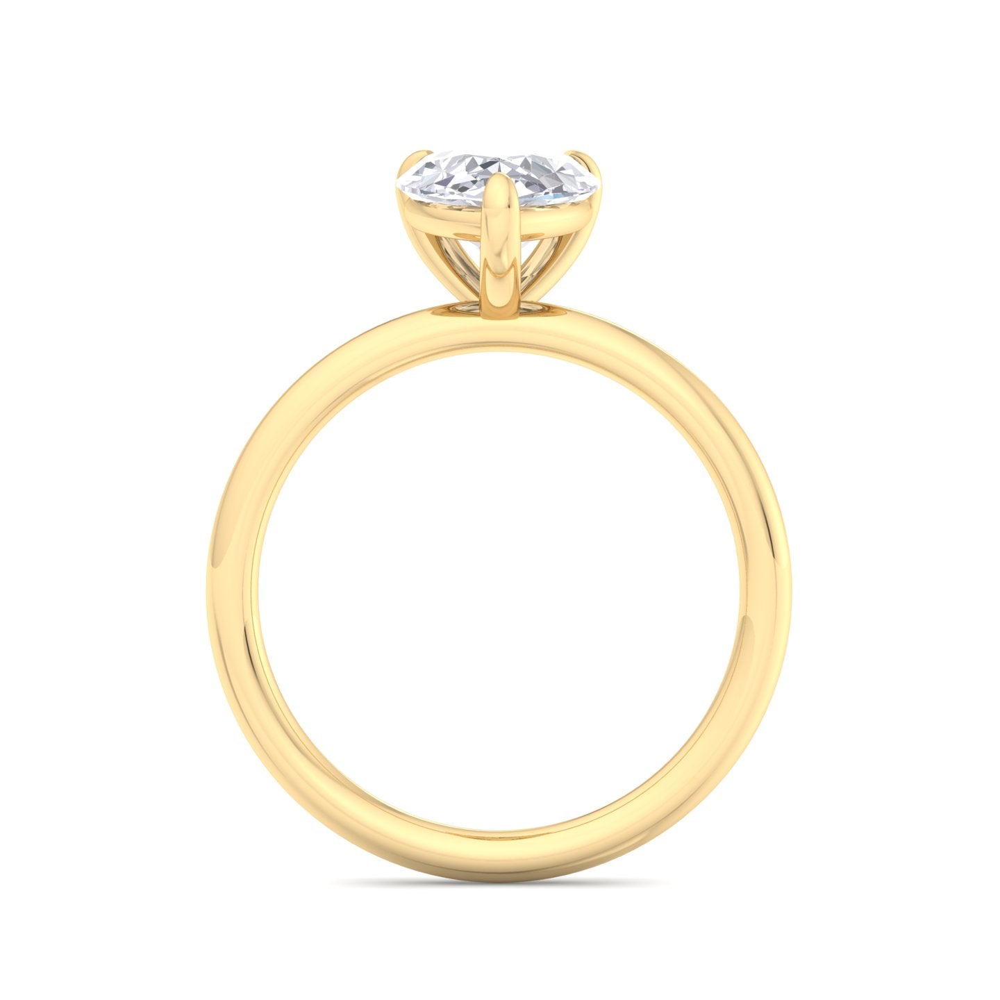 bague liberty en diamant poire de 2 carats