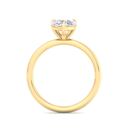 Bague Liberty en diamant poire de 2 carats