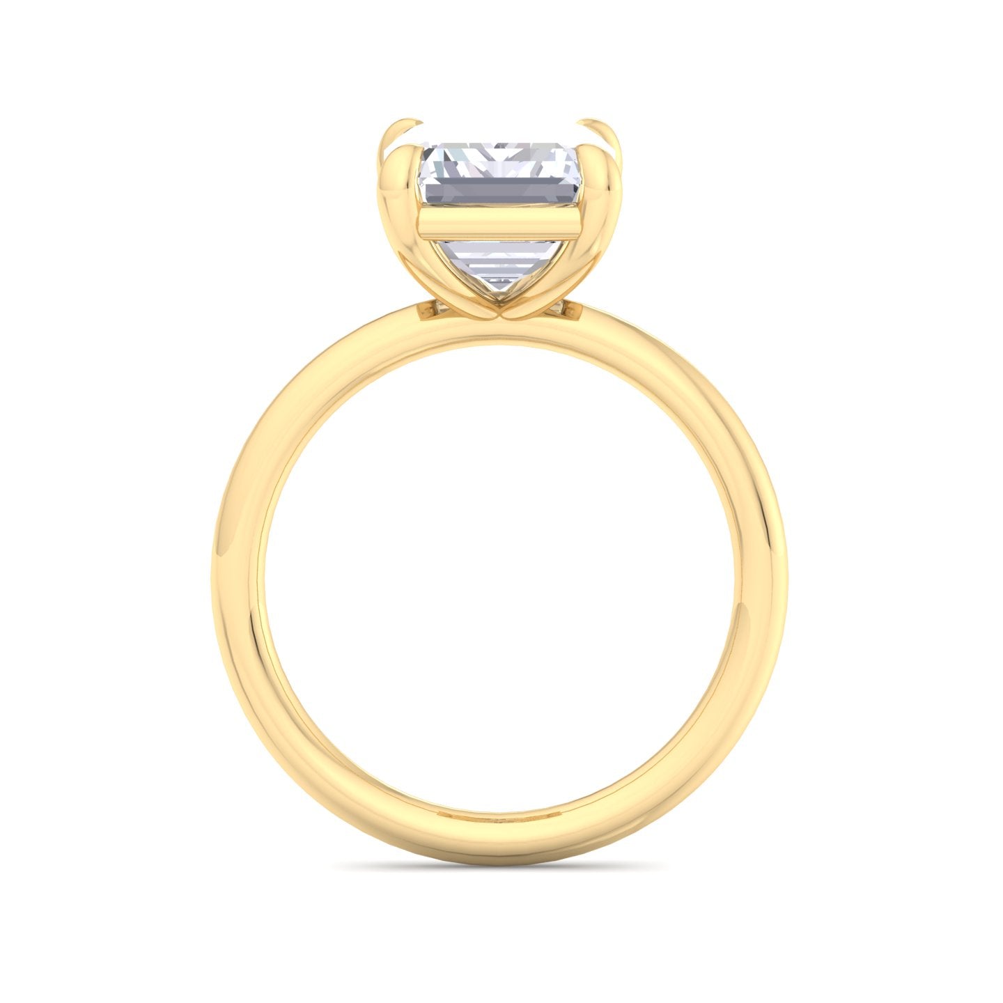 bague liberty avec diamant émeraude 4 carats