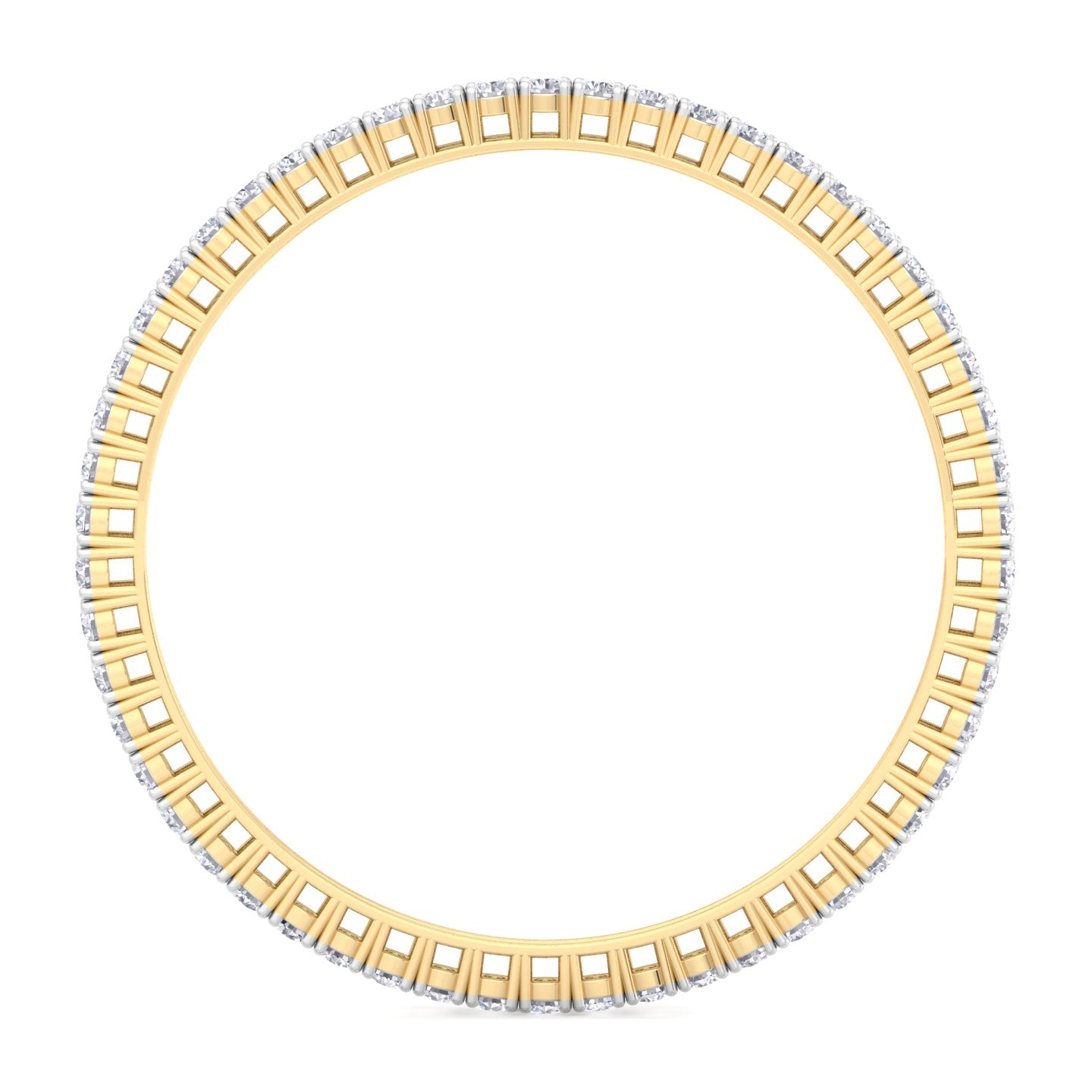 20 pointer round cut lab grown diamond bangle