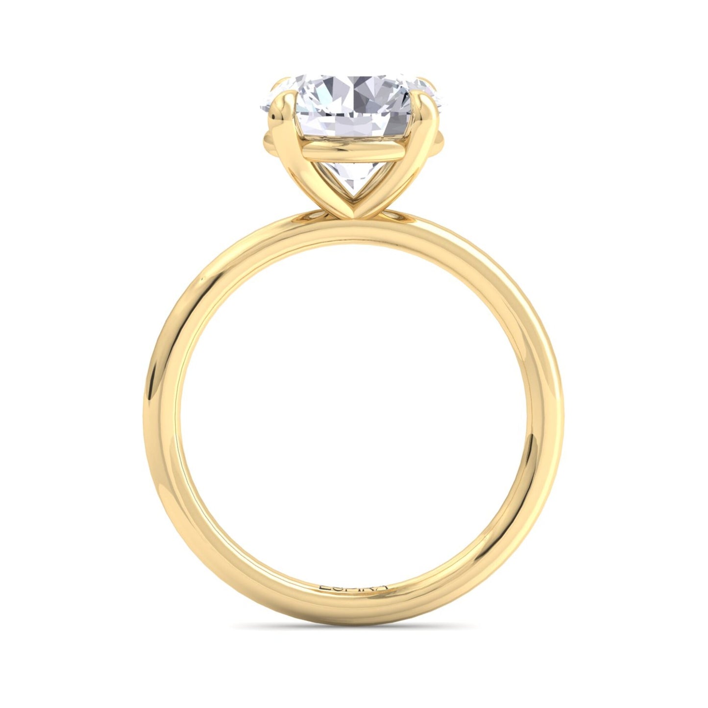 bague liberty en diamant rond de 3 carats