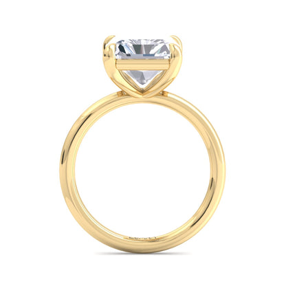 Bague Liberty avec diamant radiant de 4 carats