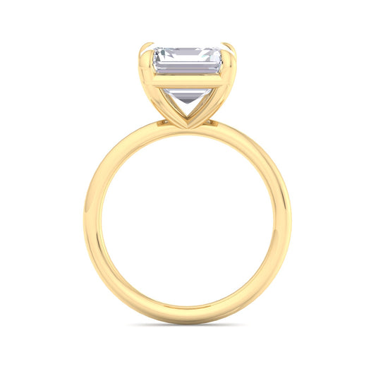Bague Liberty avec diamant Asscher 4 carats