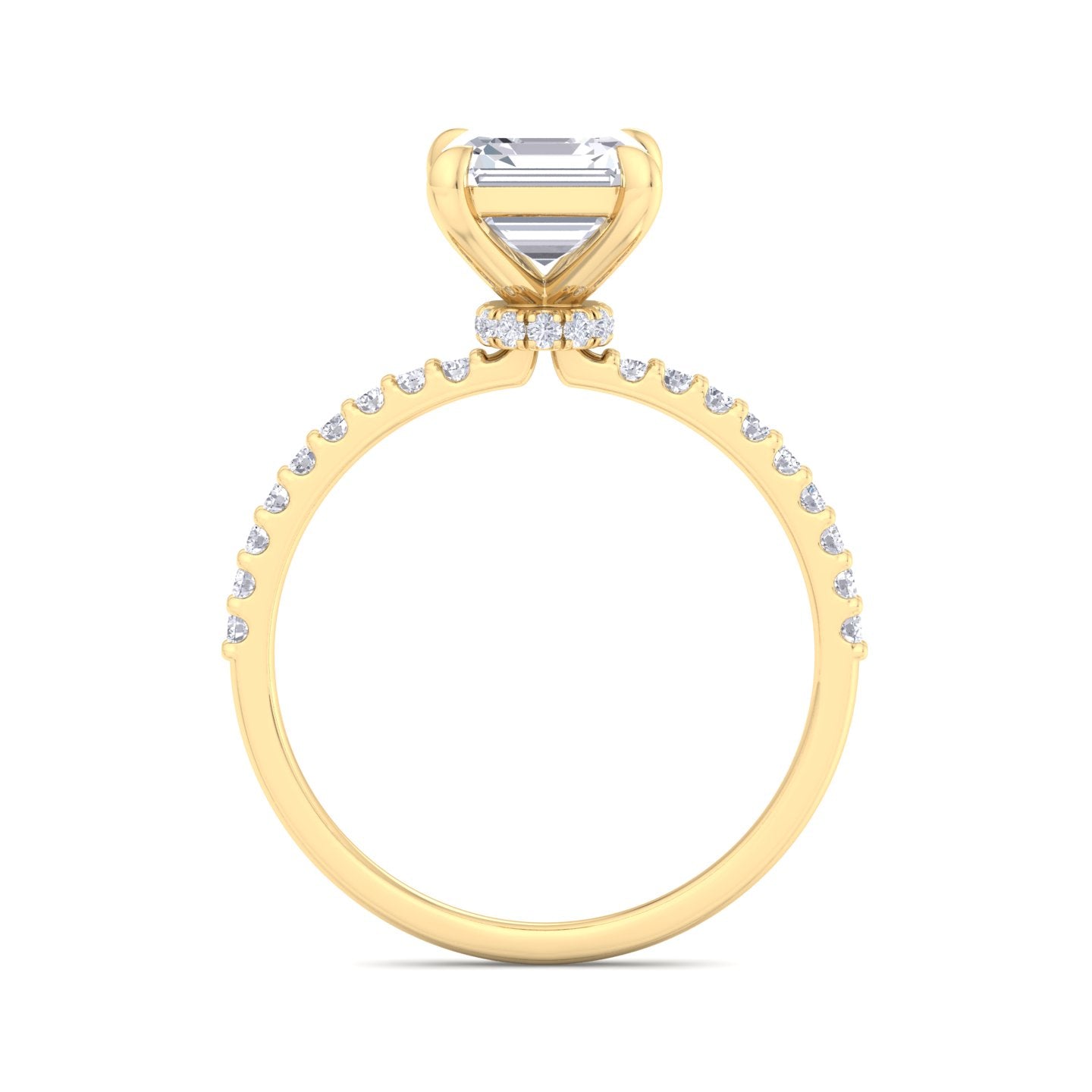 paradise asscher diamond ring