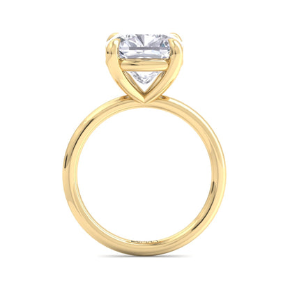 Bague Liberty en diamant coussin 4 carats