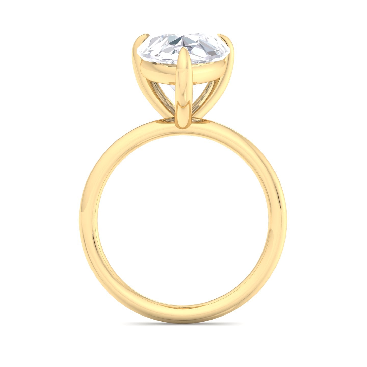 bague liberty en diamant poire 4 carats