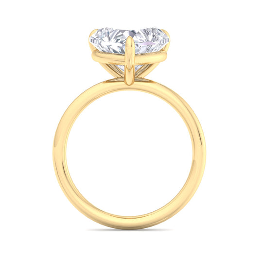 Bague Liberty en diamant cœur 4 carats