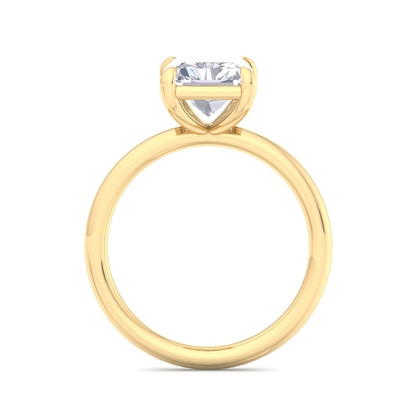 bague liberty avec diamant radiant de 3 carats