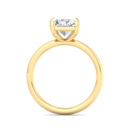 Bague Liberty avec diamant radiant de 3 carats