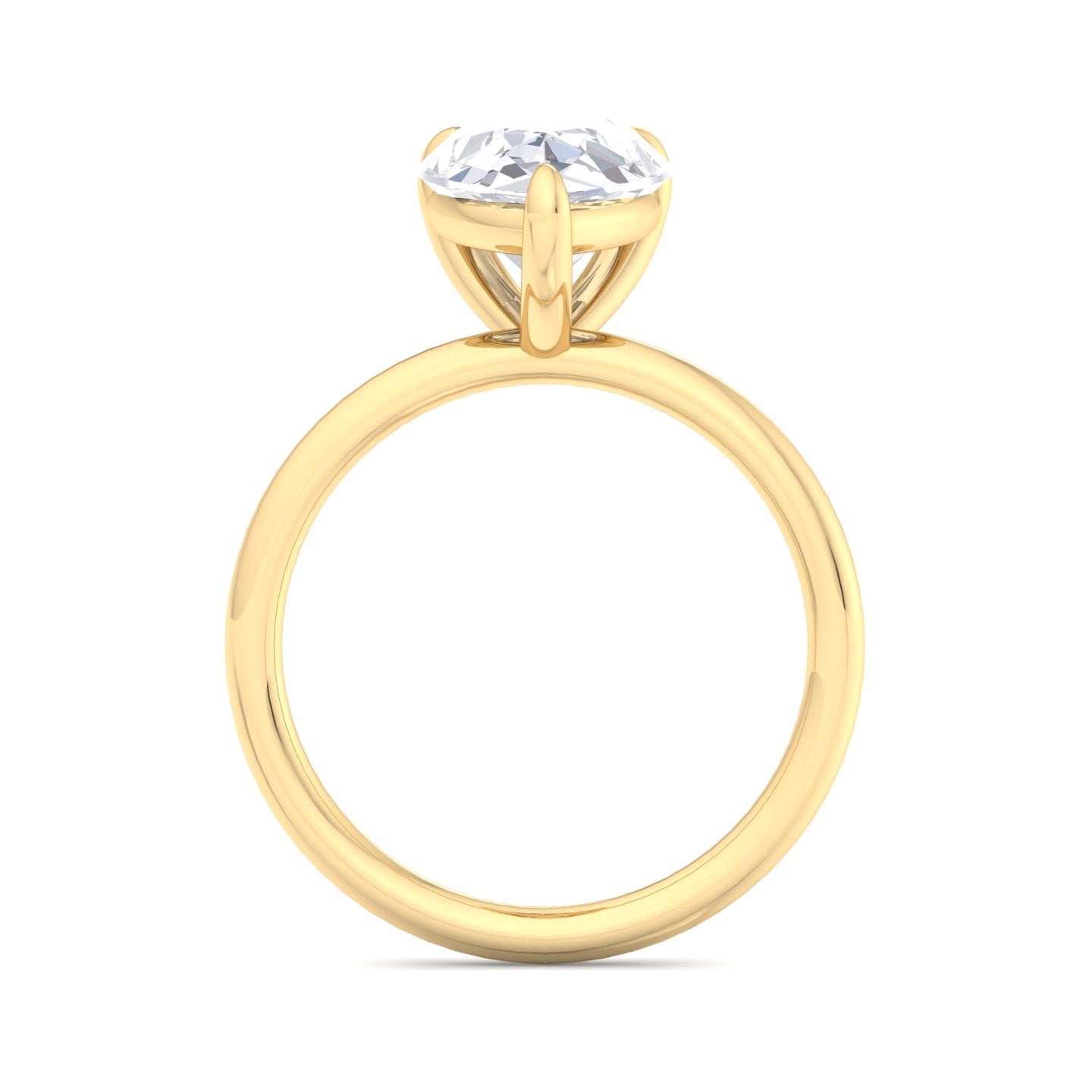 bague liberty en diamant poire de 3 carats