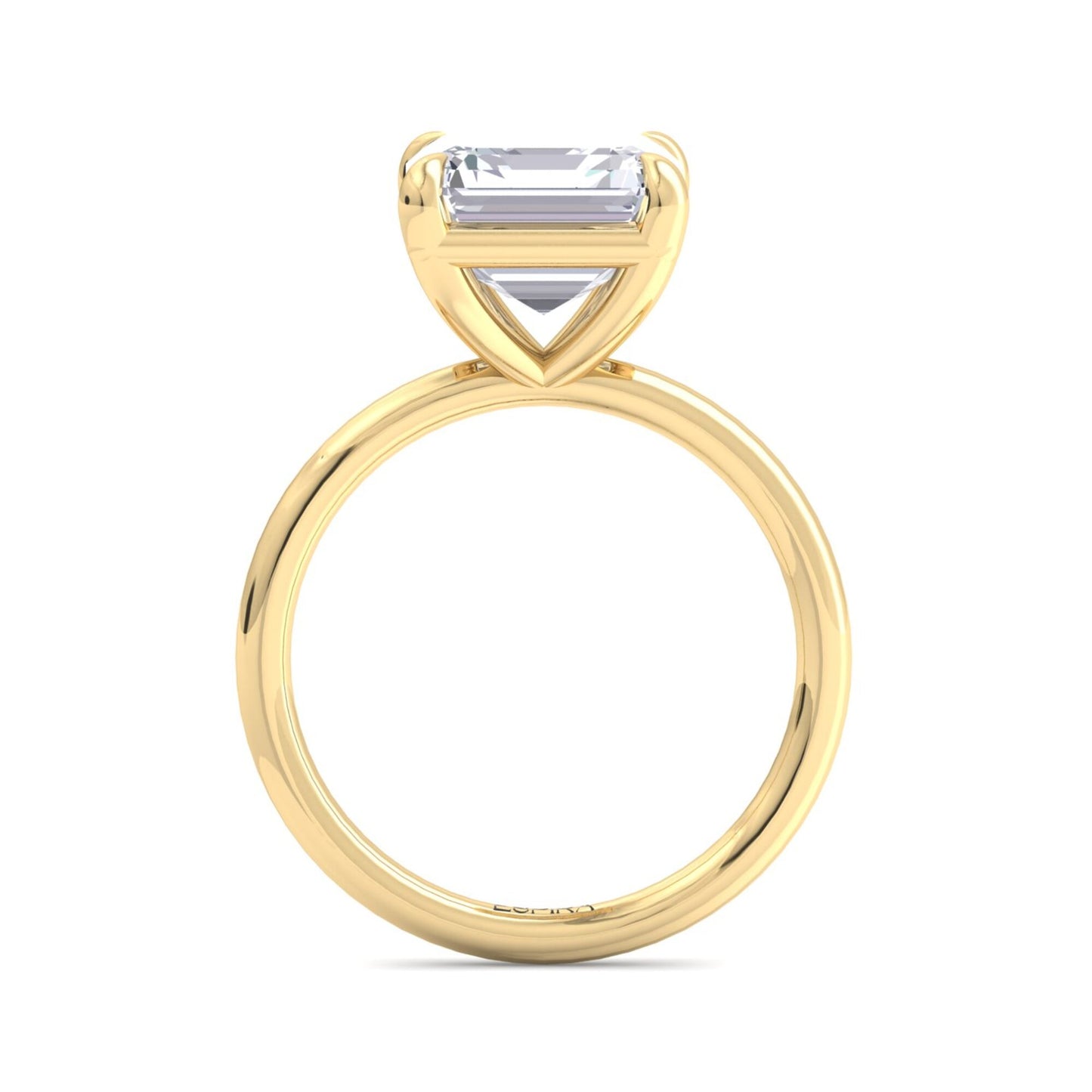 bague liberty avec diamant asscher 4 carats