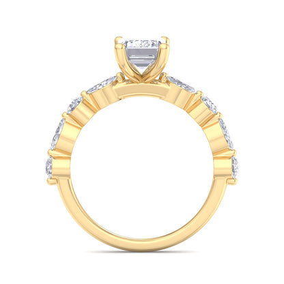Florence Emerald Diamond Ring