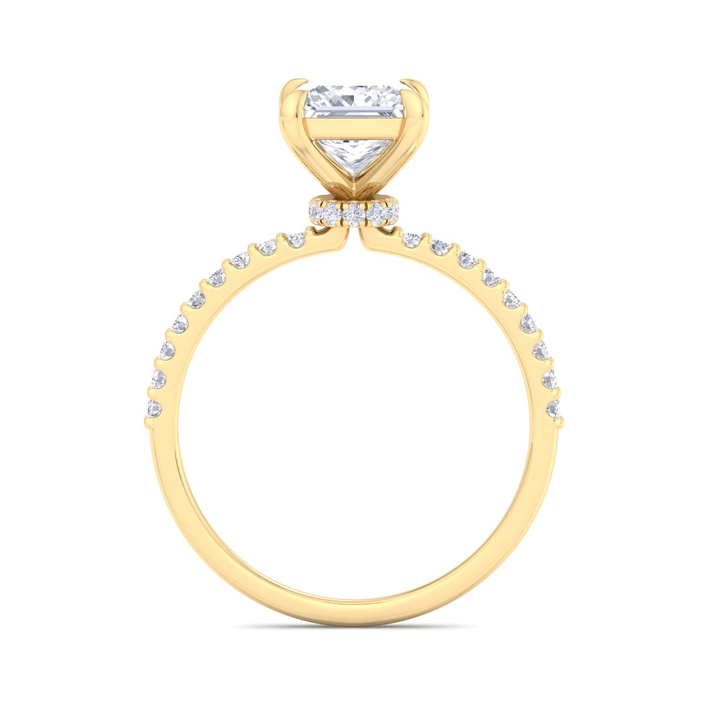 paradise princess diamond ring