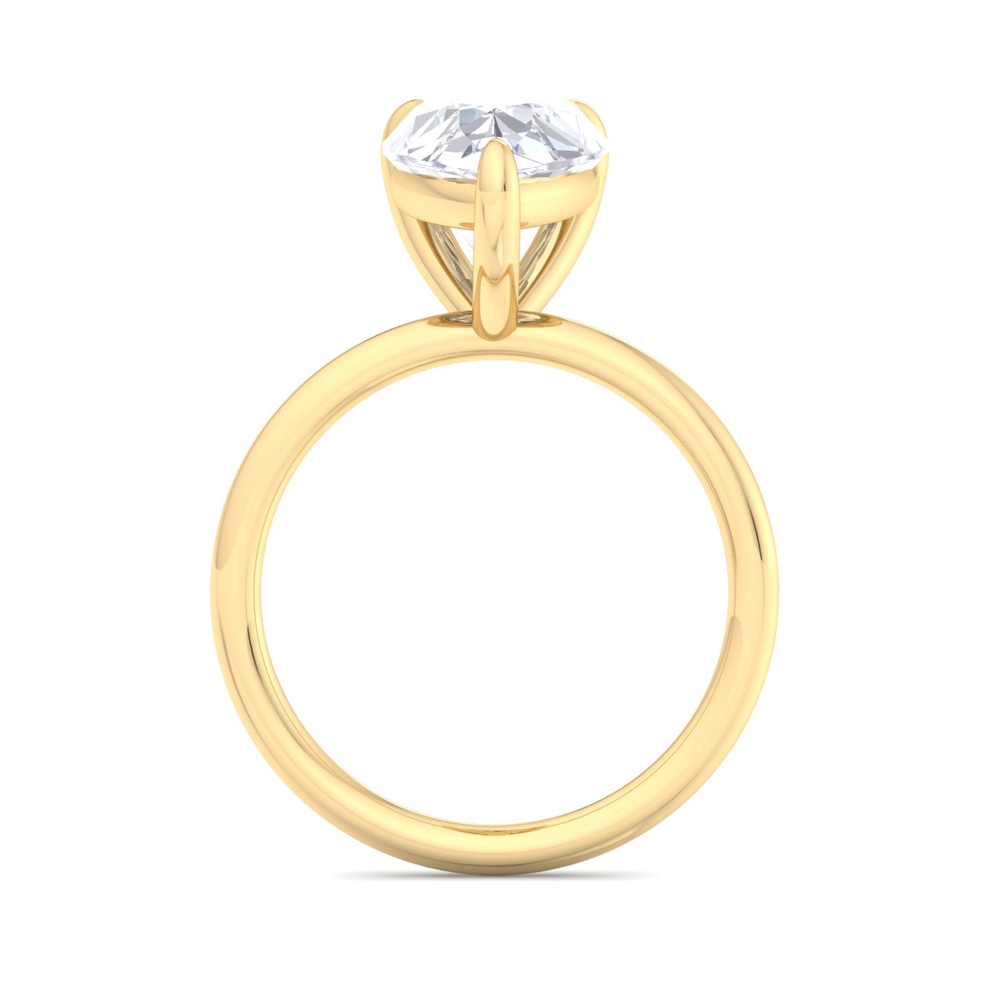 bague liberty en diamant poire 4 carats