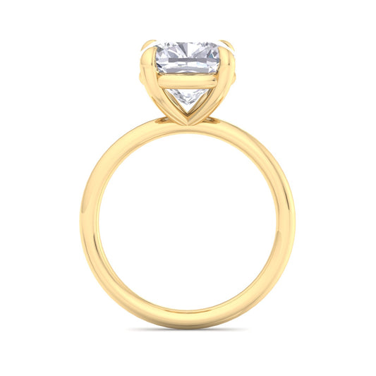 Bague Liberty en diamant coussin 4 carats