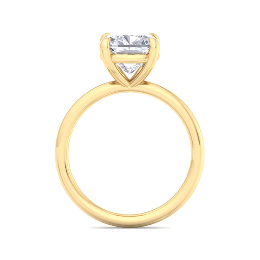 Bague Liberty avec diamant coussin de 3 carats