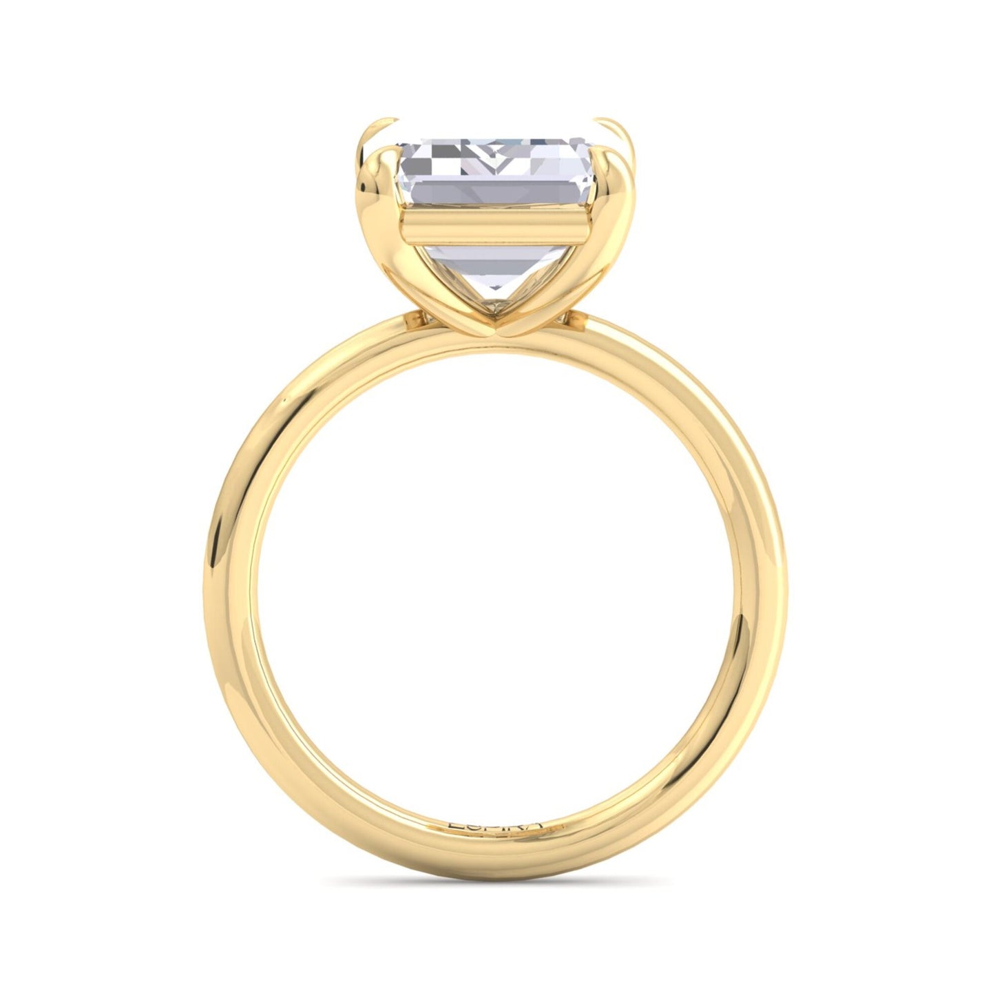 bague liberty avec diamant émeraude 4 carats