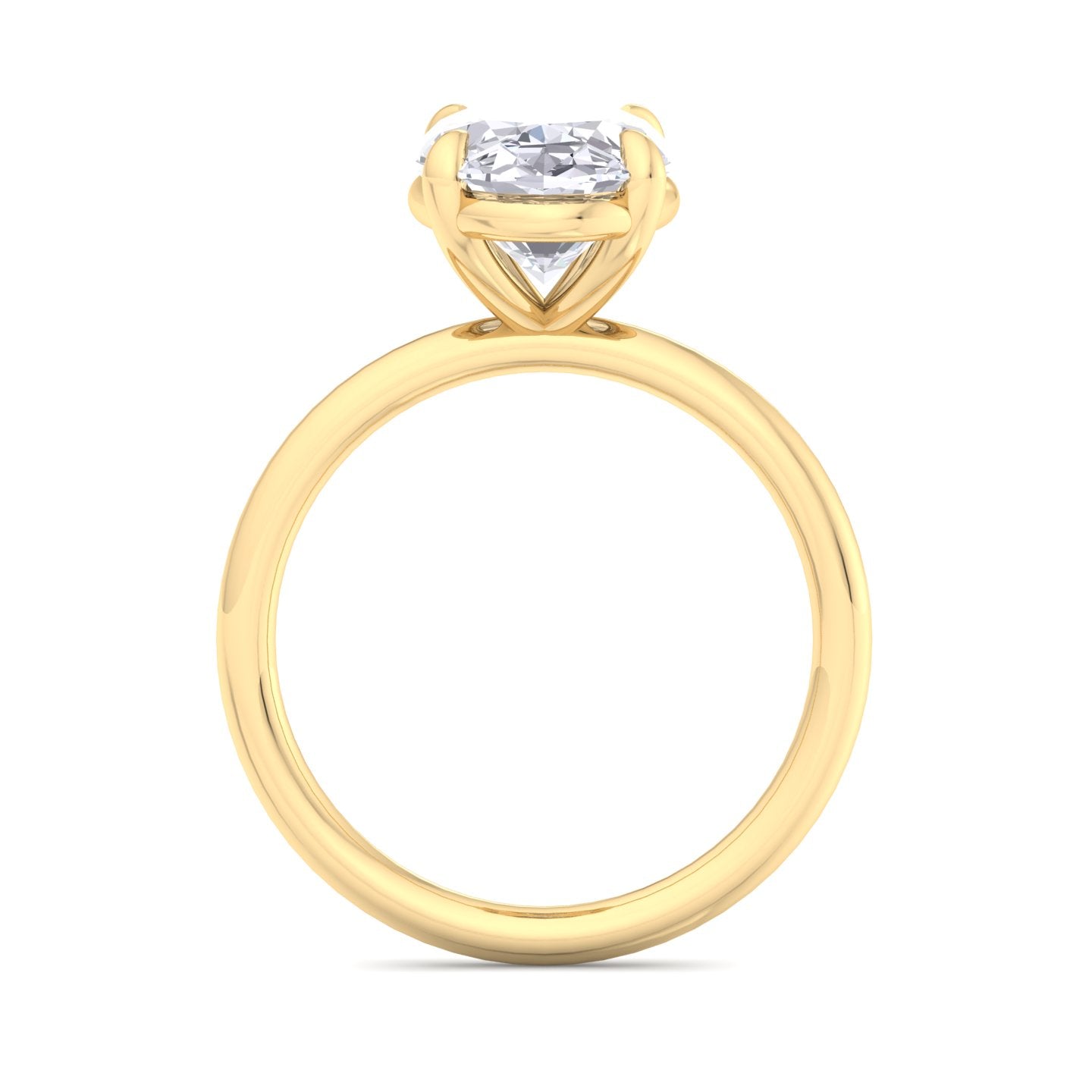 bague liberty avec diamant ovale de 4 carats