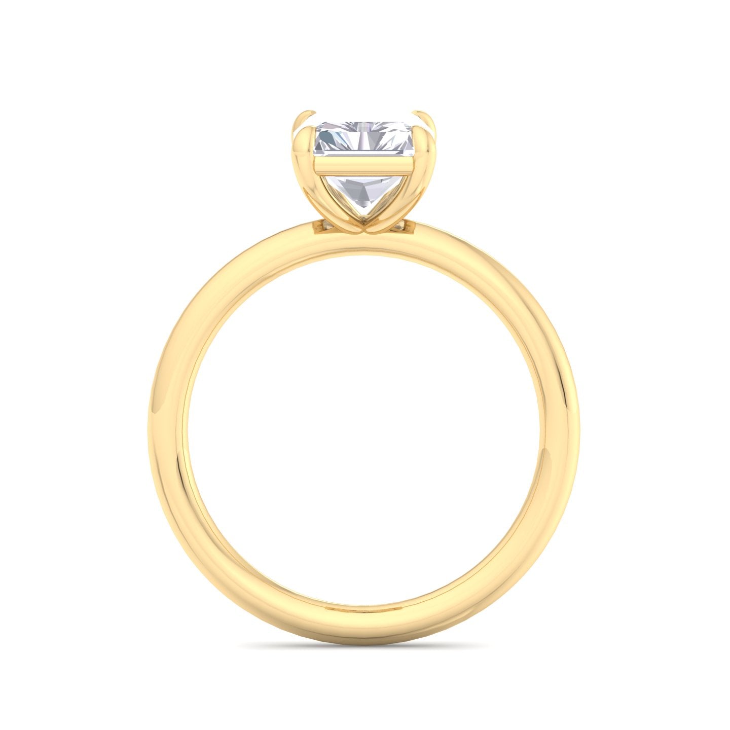 bague liberty avec diamant radiant de 2 carats