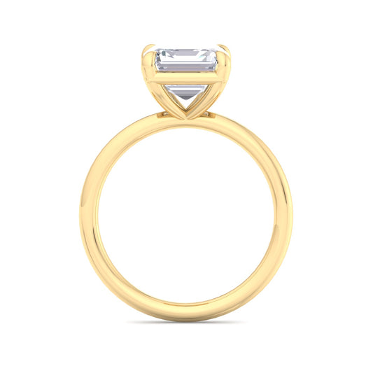 Bague Liberty avec diamant Asscher 3 carats