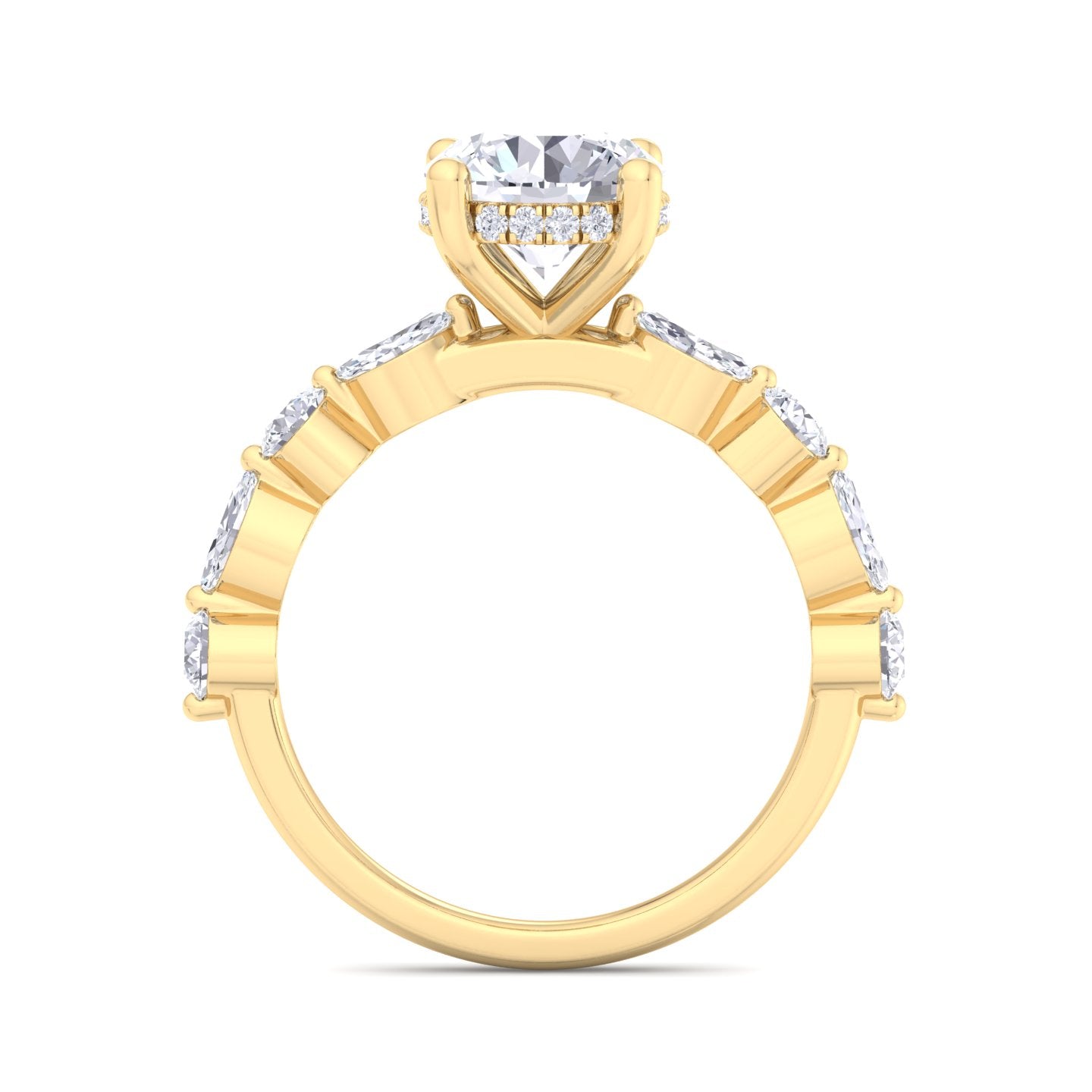 florence plus round diamond ring
