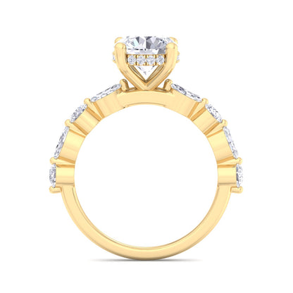 Florence Plus Round Diamond Ring