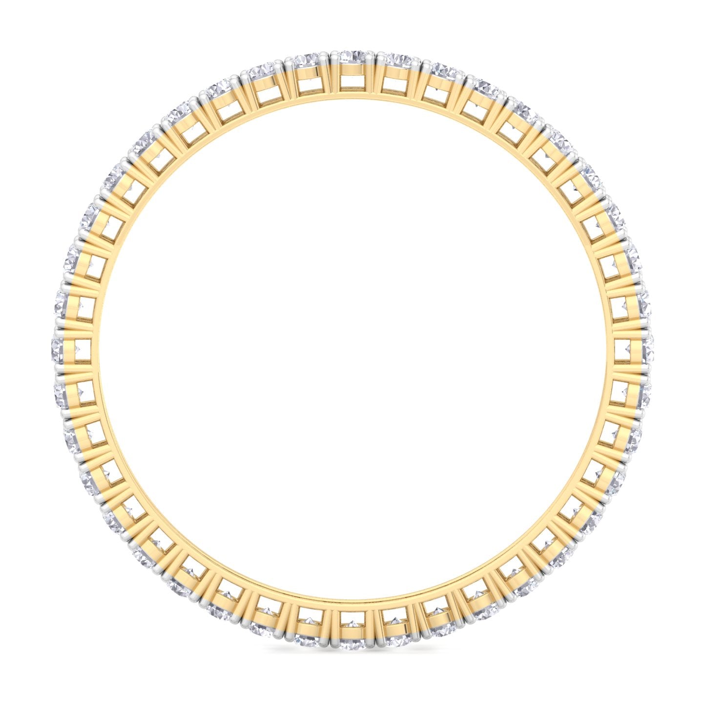 50 pointer round cut lab grown diamond bangle