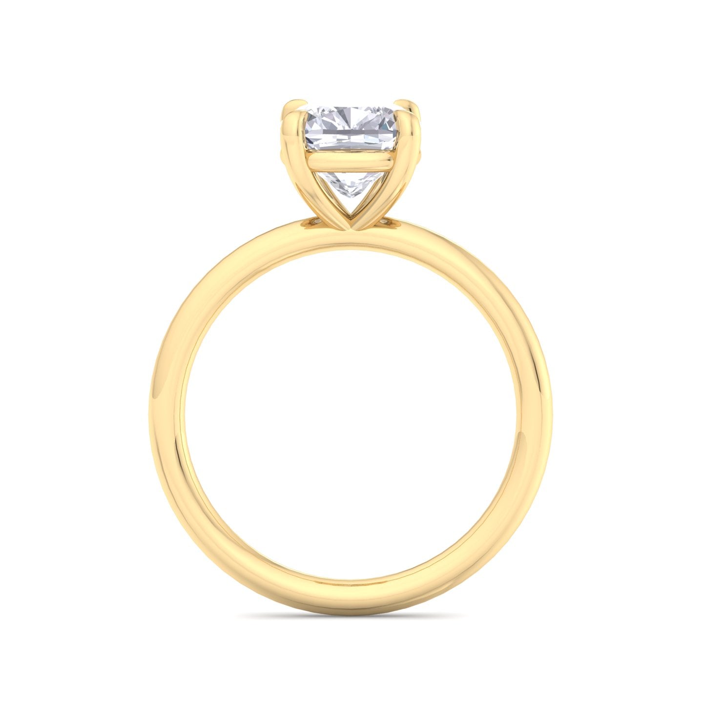 bague liberty avec diamant coussin de 2 carats