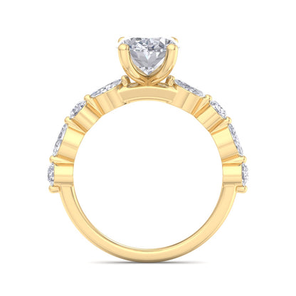 Florence Oval Diamond Ring