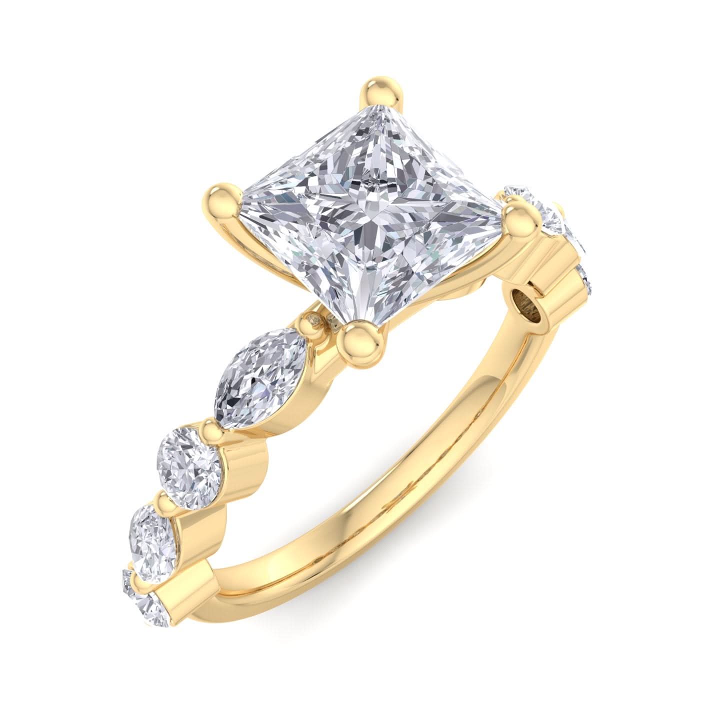 florence asscher diamond ring