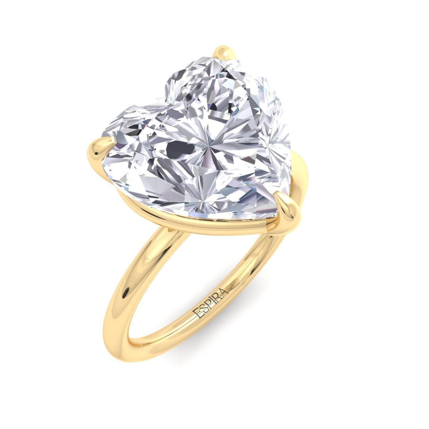 bague liberty en diamant cœur 4 carats