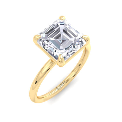 Bague Liberty avec diamant Asscher 3 carats