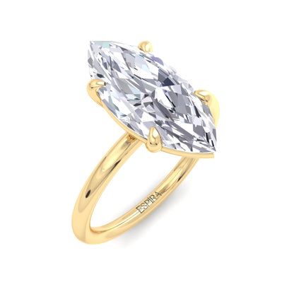 Bague Liberty en diamant marquise de 3 carats
