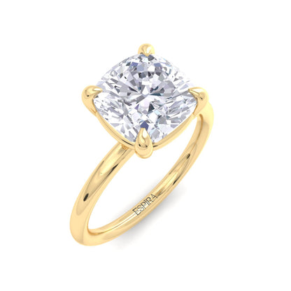 Bague Liberty avec diamant coussin de 3 carats