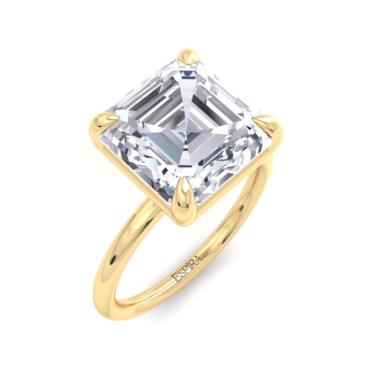 Liberty 5 Carat Asscher Diamond Ring