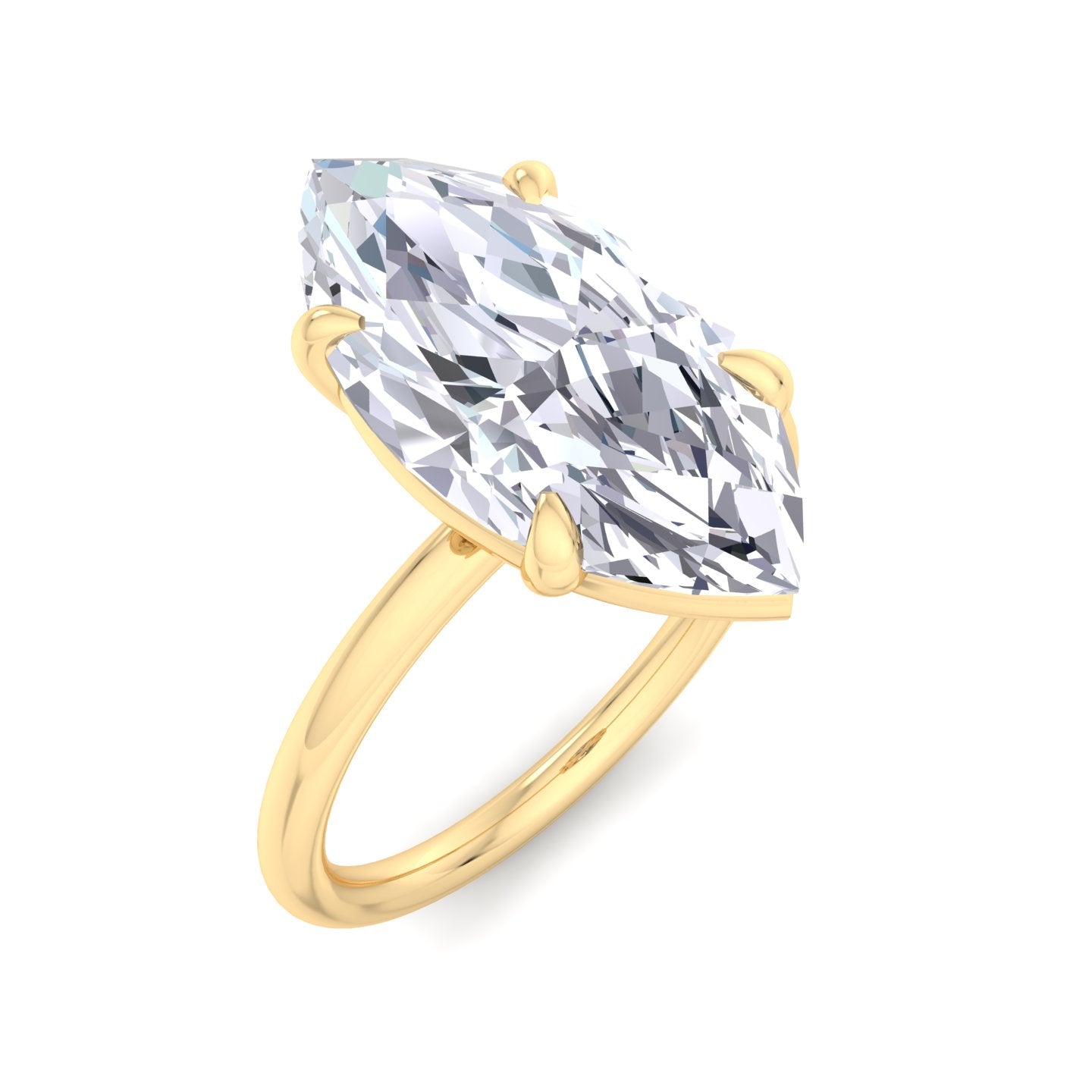 bague liberty en diamant marquise de 4 carats