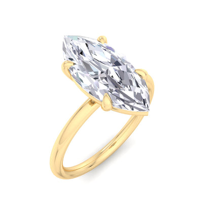 Bague Liberty en diamant marquise de 3 carats